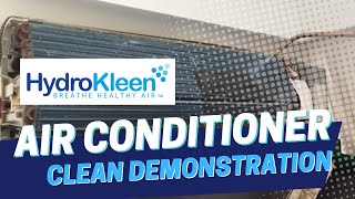 HydroKleen Air Conditioner Clean Demonstration [upl. by Nnylram]