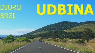 Mutulić  Udbina  Jošani Lika državna cesta D1 vožnja automobilom jun 2024 [upl. by Zilada]