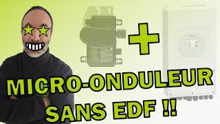 DEYE  Maison AVEC microonduleurs SANS EDF tout en STOCKANT dans une batterie [upl. by Atauqal487]