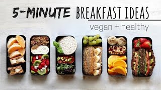 QUICK VEGAN BREAKFAST IDEAS » bento box style [upl. by Nagear]