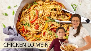 How to Make the BEST homemade Chicken Lo Mein Recipe [upl. by Siravrat881]