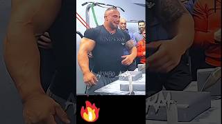 😱 DEVON LARRATT BODY VS 💪BODY BUILDER ARM WRESTLINGtrending armwrestling sports devon [upl. by Fallon]