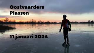 Schaatsen op natuurijs bij de Oostvaardersplassen [upl. by Aysan]