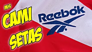 CAMISETAS REEBOK en MI COLECCIÓN de camisetas de fútbol  MARCAS FÚTBOL 4 [upl. by Bravin789]