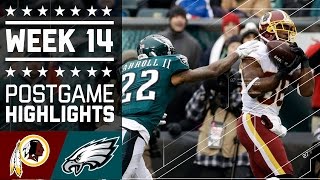 Redskins vs Eagles  NFL Week 14 Game Highlights [upl. by Aihsenal]