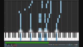 Gwyn Lord of Cinder Dark Souls  Piano Tutorial  MIDI Synthesia [upl. by Howund]