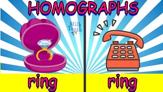 HOMOGRAPHS  Confusing Words with Same Spelling but Different Meaning  List amp Examples [upl. by Acira]