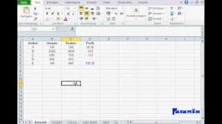 Excel Grundlagen Benutzerdefinierte Formatierung von Zahlen [upl. by Rica530]