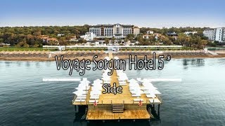 Voyage Sorgun Hotel 5 Side Turkey [upl. by Johnathon]