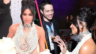 Kim Kardashian and Ex Pete Davidson’s Friendly RUNIN at 2023 Met Gala [upl. by Ahsennod]