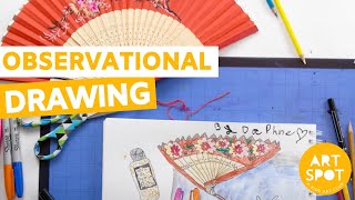 Easy Art for Kids Observational Drawing [upl. by Ibloc]