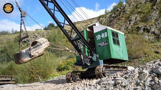 Ruston Bucyrus 10RB dragline working [upl. by Eedoj828]