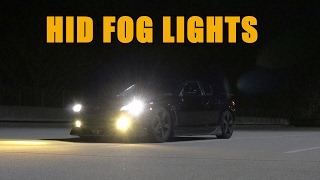 MAZDA RX8 3000K HIDXENON FOG LIGHT INSTALL [upl. by Small138]