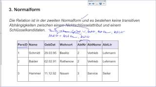 0609 Normalformen 3 Normalform [upl. by Cutler]