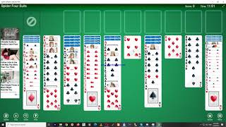 Spider Solitaire 4 suits 236 [upl. by Aletta]