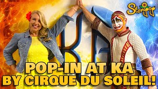 Lets go behind the scenes at KA by Cirque Du Soleil in Las Vegas [upl. by Efi]