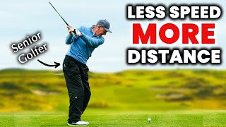 Swing SLOWER but hit the golf ball FURTHER  3 things you need to know [upl. by Anuhsal]