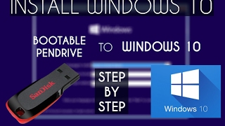 How to install windows 10 by making bootable pendrive Step By Step [upl. by Burt577]