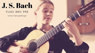 Leonora Spangenberger 11 plays Fuge BWV 998 by J S Bach on a 2004 Curt Claus Voigt [upl. by Trebmer775]