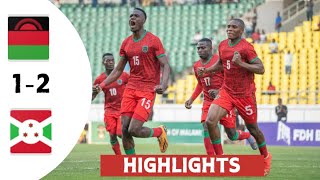 Malawi vs Burundi 12 Highlights amp goals  Africa cup of nations [upl. by Oigaib351]