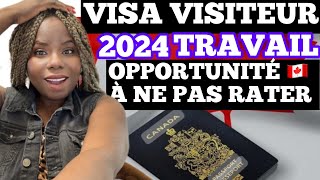 VISA VISITEUR🇨🇦CE PROGRAMME D’IMMIGRATION EST À VOUS🇨🇦CHANGEZ VOTRE STATUT AU RÉSIDENT PERMANENT [upl. by Ylekalb386]