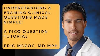 PICO Question tutorial Understanding and framing clinical research questions made easy [upl. by Viradis835]