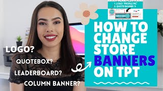 How to change the banners in your Teachers pay Teachers store [upl. by Mcclenon460]