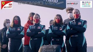 Doriane Pin une fille qui pilote une monoplace F4 à fond [upl. by Rasla880]