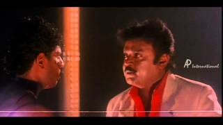 Sethupathi IPS Tamil Movie Scenes  Vijayakanth inquiries the antagonist  Meena  Nambiar [upl. by Barr]