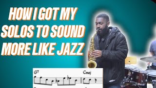 How to make your solos sound more like Jazz using licks [upl. by Hildagard]