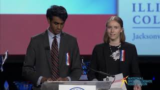 Nationals 2019  LincolnDouglas Debate Final Round [upl. by Kordula]