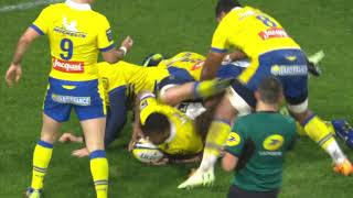 TOP 14  Essai de Cheikh TIBERGHIEN ASM  ASM Clermont  RC Toulon  J10  Saison 20212022 [upl. by Ardnat]