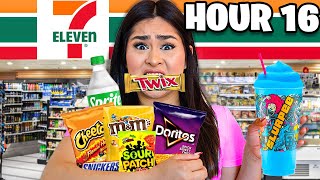 I Ate ONLY 7Eleven Food For 24 HOURS [upl. by Stander]