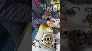 Fixing Rexroth Hydraulic Pump Assembly [upl. by Htebarual]