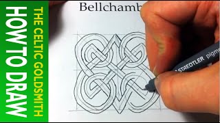 How to Draw Celtic Knots 14  Double Heart Triskele  23 [upl. by Denten746]