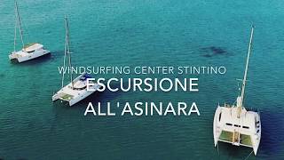 Escursione allAsinara in catamarano a vela by Windsurfing Center Stintino [upl. by Colwen913]