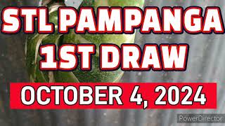 STL PAMPANGA RESULT TODAY 1ST DRAW OCTOBER 4 2024 11AM  FRIDAY [upl. by Eiralav]