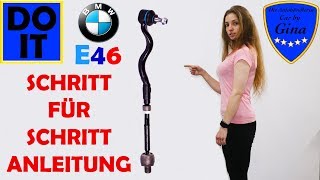 BMW E46 SPURSTANGENKOPF  AXIALGELENK WECHSELN  ERNEUERN 🔹 TUTORIAL 🔹 SCHRITT FÜR SCHRITT ANLEITUNG [upl. by Verdi]