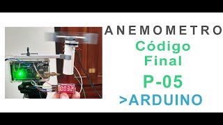 Anemómetro Casero con Arduino  Parte 05  Código Final  Demostración de funcionamiento [upl. by Gothart673]