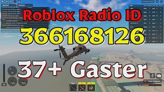 Gaster Roblox Radio CodesIDs [upl. by Airt]