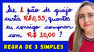 COMO RESOLVER PROBLEMA COM REGRA DE 3 EXPLICAÇÃO DO CONTEÚDO REGRA DE TRÊS SIMPLES [upl. by Papp]