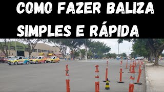 BALIZA DE EXAME PRÁTICO DETRAN EM MENOS DE 3 MINUTOS [upl. by Cogan]