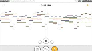 Me playing around with Google Music Lab  Beethovens Symphony No 5 Vocal Instrument Piano Roll [upl. by Notneuq]