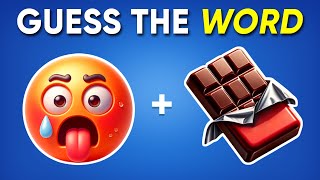 Guess the WORD by Emoji 🤔🍫 [upl. by Ahsik]