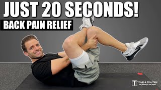 6 Exercises To Relieve Back Pain In 9 Minutes  FOLLOW ALONG [upl. by Steven]