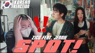 🇰🇷🔥Korean Hiphop Junkie react to ZICO 지코 ‘SPOT feat JENNIE’ ENG SUB [upl. by Hgielac]