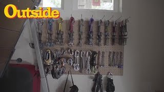 A Look Inside Tommy Caldwell’s Gear Shed  Outside [upl. by Anovad788]