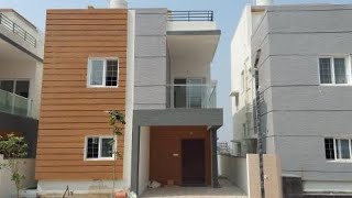 Triplex Villa for sale at praneeth pranav Gated community Beeramguda beeramguda aminpur [upl. by Enylrac719]