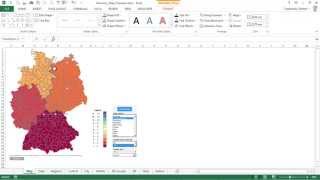 Excel Karte Deutschland Folge 1 – wie erstellt man eine geographische Aufteilung [upl. by Ardnaet]