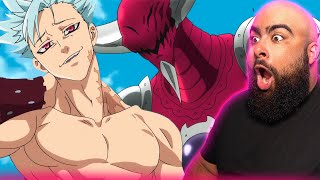 BAN VS GALAND  Seven Deadly Sins S2 Episode 13 Reaction [upl. by Grimbly]